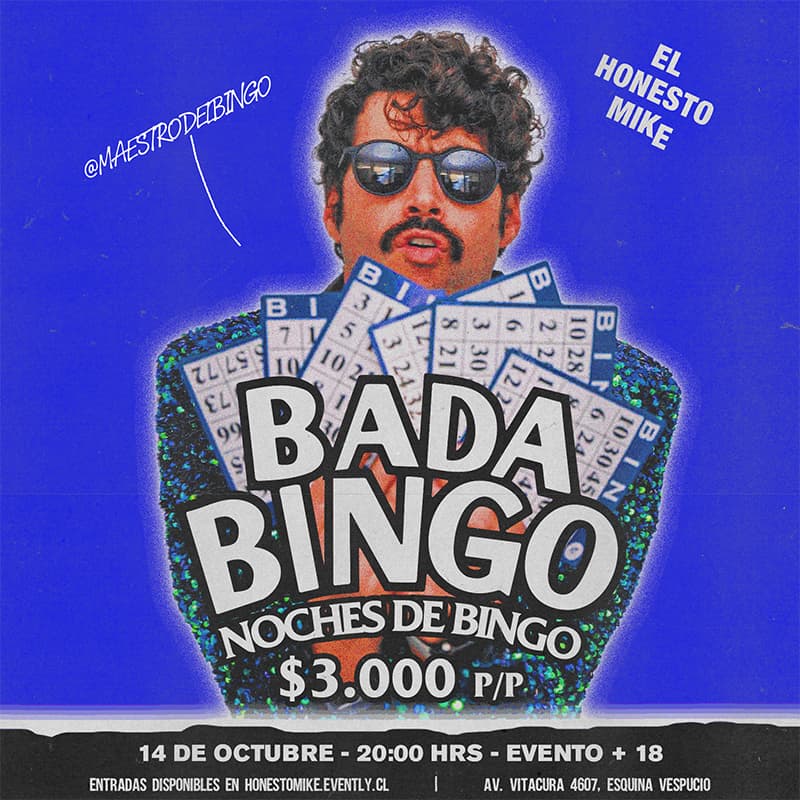 Bada Bingo: Bingo Night en El Honesto Mike