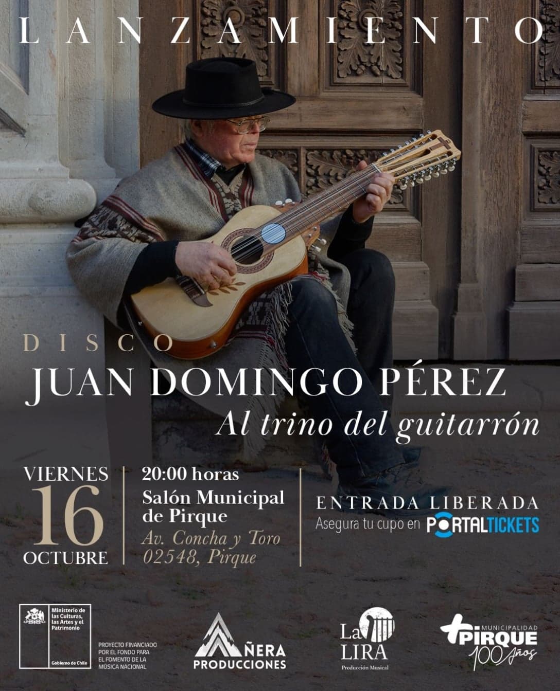 Lanzamiento disco Juan Domingo Perez - Al Trino del Guitarrón