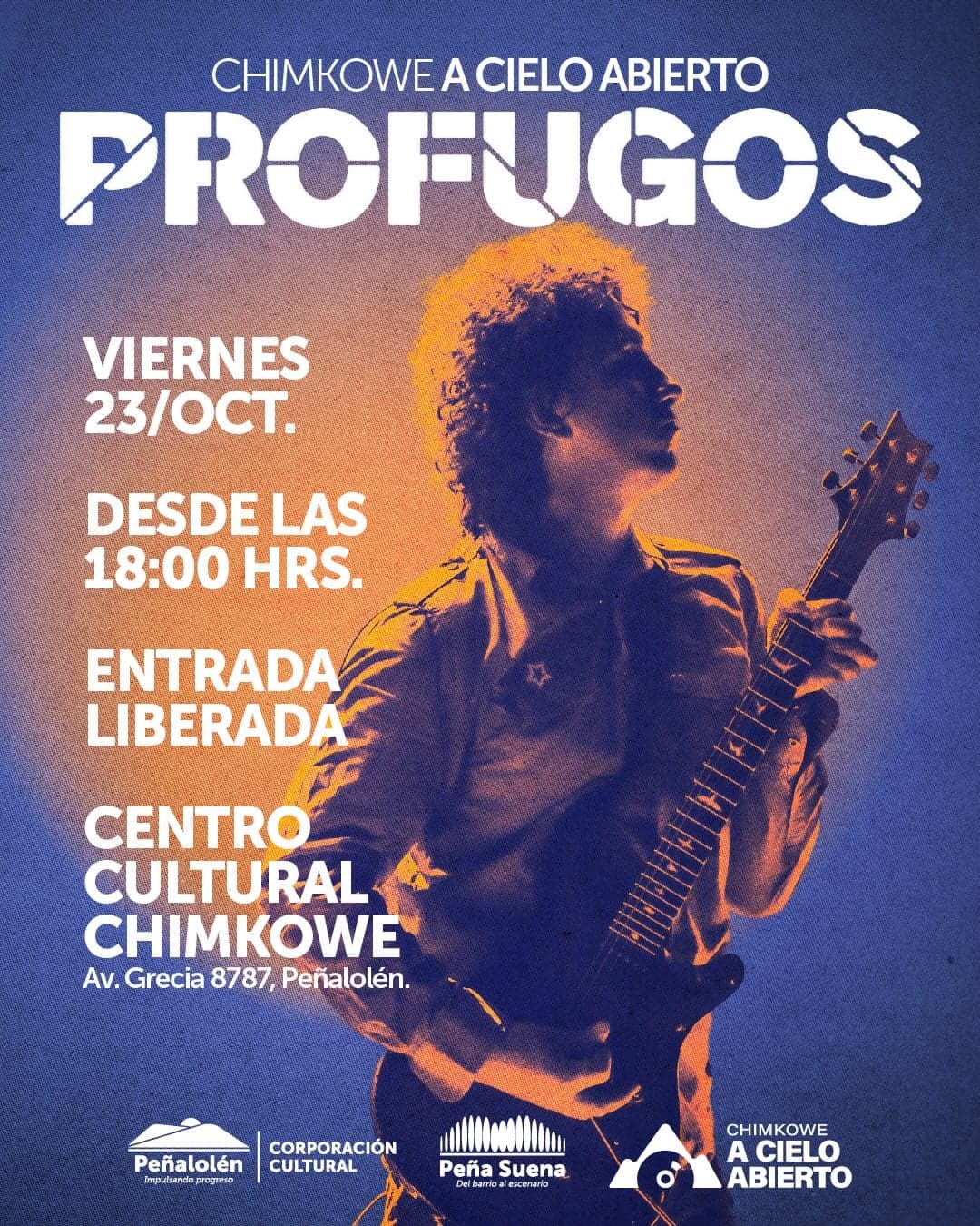 Prófugos en Centro Cultural Chimkowe