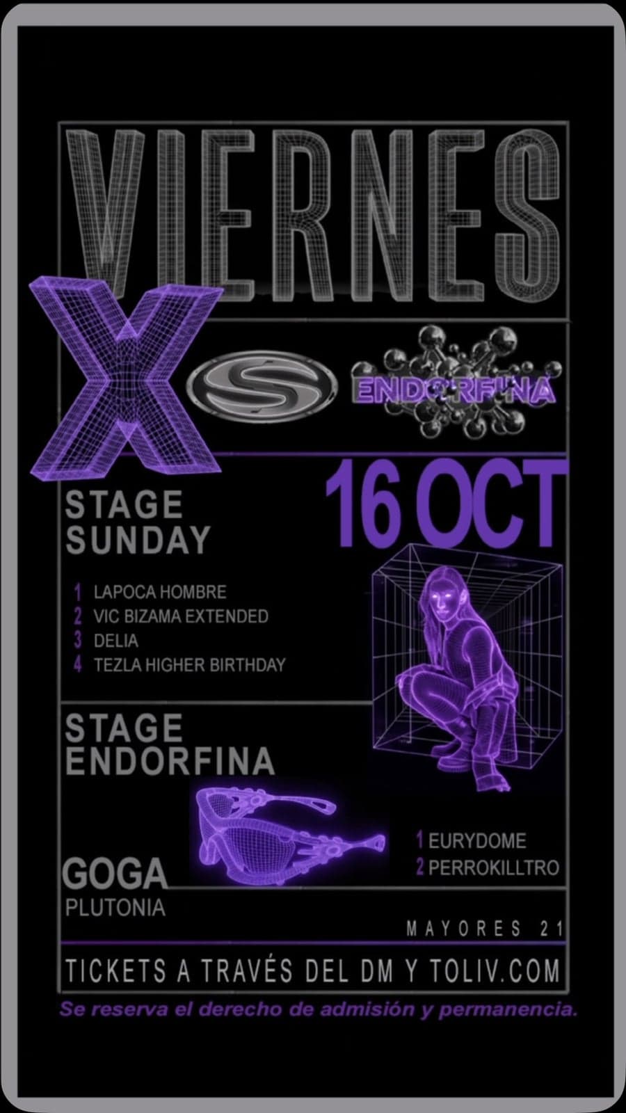 Viernes x Sunday by Endorfina en Sunday
