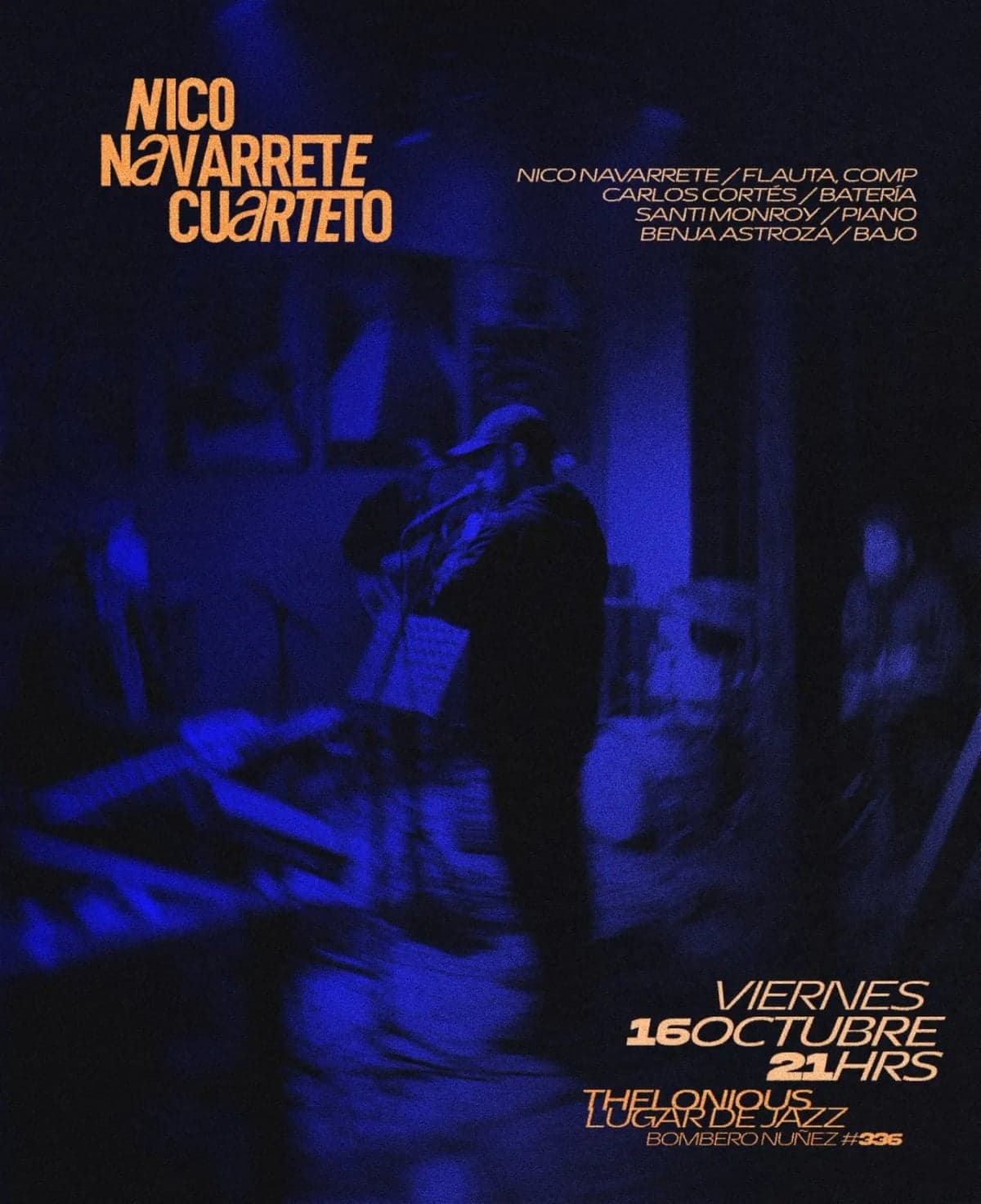 Nico Navarrete Cuarteto en Thelonious Lugar de Jazz