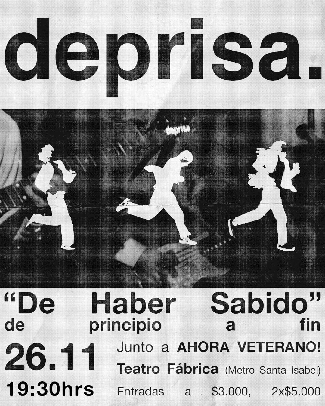 Deprisa en Teatro Fábrica