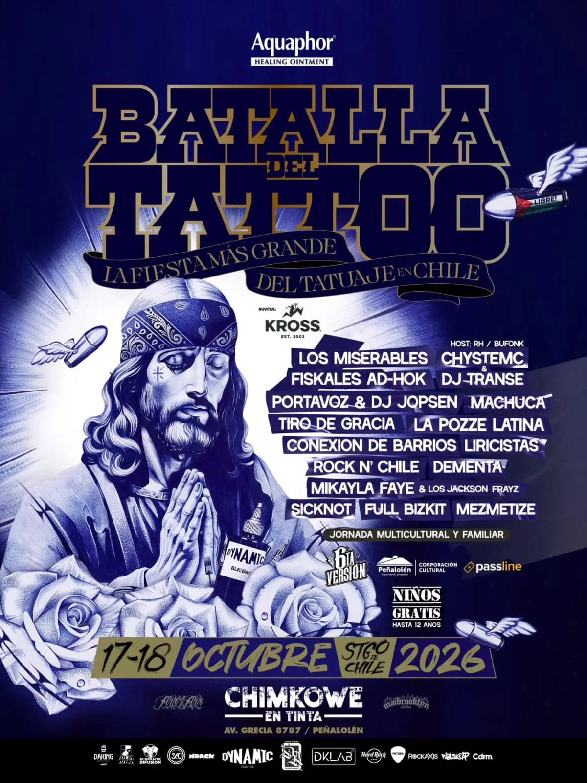 Batalla del Tattoo en Centro Cultural Chimkowe