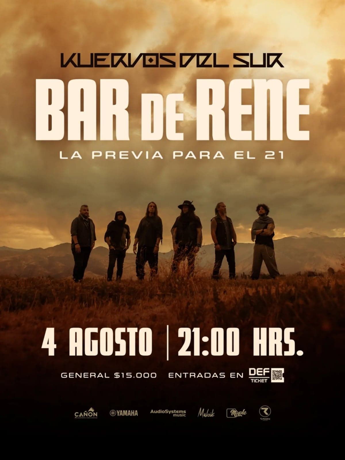 Previa Kuervos del Sur en Bar de René